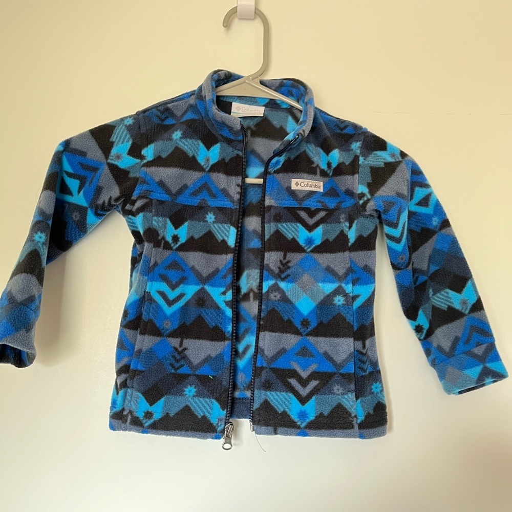 Toddler Fleece Columbia Patterned Jacket